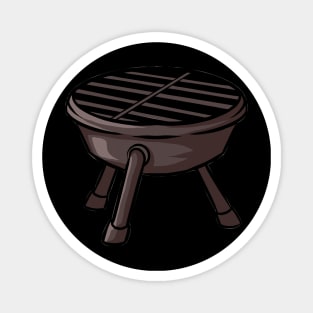 BBQ Grill Magnet